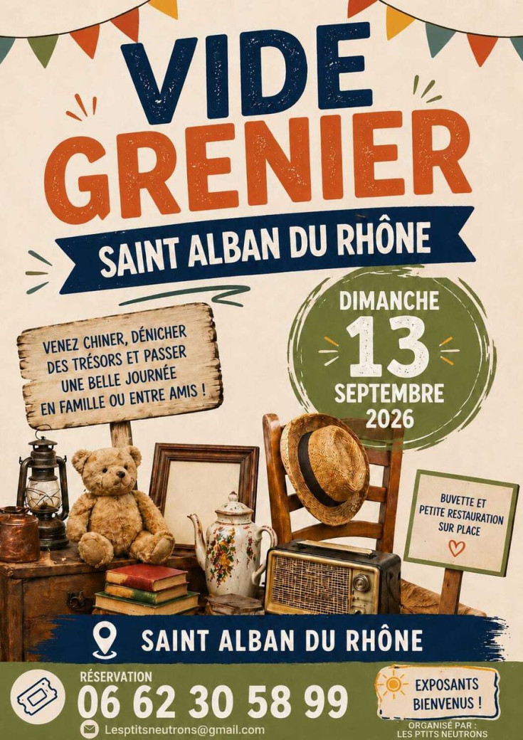 affiche vide grenier