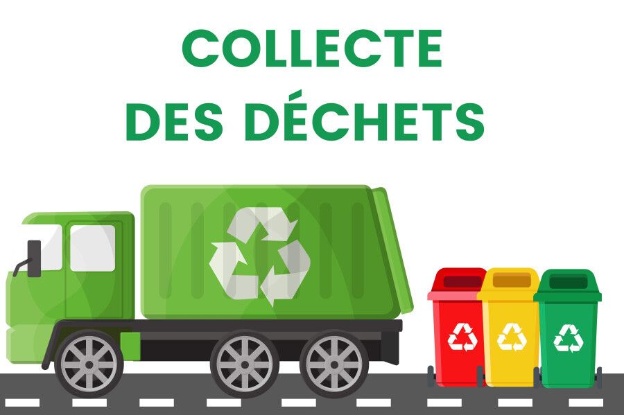 illustration collecte des déchèts - image sans intéret