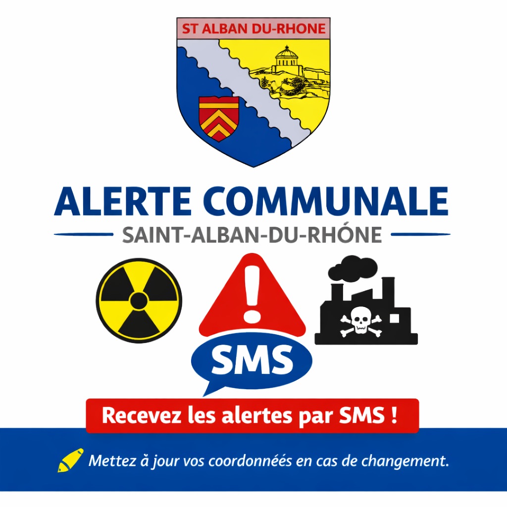 affiche inscription alerte SMS