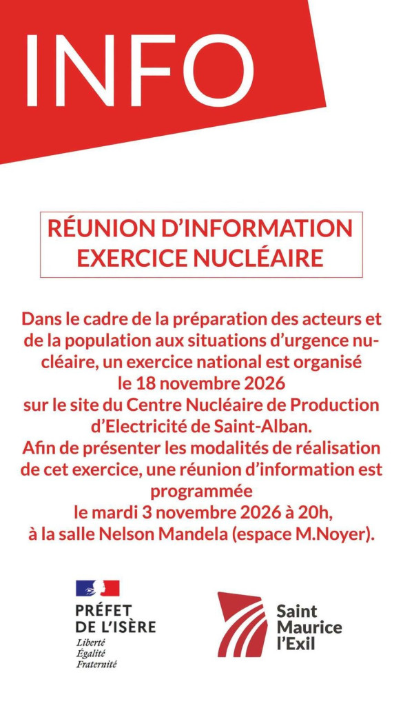 Réunion d'information sur l'exercice nucléaire